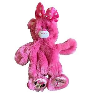 New unstuffed Build a Bear Full Size Disney Pink Minnie Mouse Bear II Plush Toy